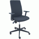CHAISE DE BUREAU LEZUZA ACCOUDOIRS RÉGLABLES - NOIR - PIQUERAS Y CRESPO