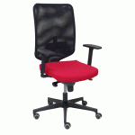 CHAISE DE BUREAU OSSA NOIRE - ROUGE