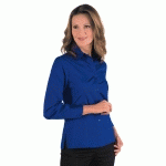 CHEMISE FEMME MANCHES LONGUES KYOTO BLEU CYAN