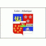DRAPEAU LOIRE ATLANTIQUE : DIMENSIONS - 50 X 75 CM