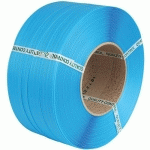 FEUILLARD PP MACHINE 12 X 075 MM D280 1800 M BLEU - BBA EMBALLAGES