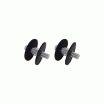 FIXATIONS POUR POIGNÉE POUR PORTE BATTANTE EN VERRE - SÉRIE EZ1061 KARCHER DESIGN