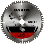 BAHCO - LAME DE SCIE CIRCULAIRE 216X30MM 60 DENTS POUR LE BOIS AVEC SCIES À ONGLETS