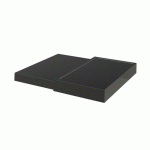 PLATEAU ORCHESTRO MODULABLE ET FACILE À NETTOYER - NOIR JVD