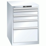 ARMOIRE BLANC PUR 564X725X800 AVEC 5 TIR. 75KG _ 14.368.110 - LISTA