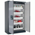 ARMOIRE SÉCURITÉ Q-PEGASUS-90 Q90.195.120.WDAC GRIS/ARGENT - MANUTAN COLLECTIVITÉS