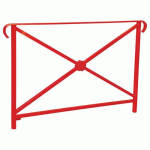 BARRIÈRE HÉRITAGE ROSACE 1.50 M DOUBLE CROSSE - ROUGE 3020 - PROCITY