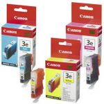 CANON CARTOUCHE D'ENCRE BCI-3E (4480A265) - MULTIPACK - COULEUR: NOIR, CYAN, JAUNE, MAGENTA (LOT DE 5 CARTOUCHES)