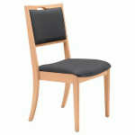 CHAISE GINKGO SOURIS - STRUCTURE HÊTRE NATUREL - SUNSET CREATION