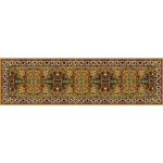 DOGE MILANO - CHEMIN DE CUISINE, 100% MADE IN ITALY, TAPIS ANTITACHE AVEC IMPRESSION NUMÉRIQUE, TAPIS ANTIDÉRAPANT ET LAVABLE, MODÈLE VINTAGE