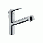 HAMBERGER SANITARY - MITIGIEUR EVIER 150 HANSGROHE M4214-H150 AVEC DOUCHETTE EXTRATIBLE + SYSTEME S-BOX