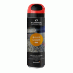 PEINTURE DE MARQUAGE PROVISOIRE FLUORESCENTE - 3 À 6 MOIS - S-MARK - ROUGE - X1 TECHNIMA SOPPEC