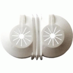 ROSACE DE FINITION BLANCHE DOUBLE RIQUIER