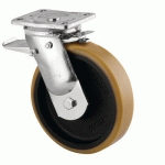 ROULETTE PIVOTANTE À FREIN CHARGE 1000 KG - TENTE