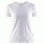 T-SHIRT FEMME BLANC TAILLE M - 330410291000M - MANUTAN COLLECTIVITÉS