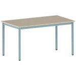 TABLE CARÉLIE 140 X 80 CM FIXE T6 STRAT ÉRABLE LAGON 6027 - MOBIDECOR