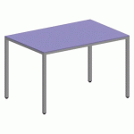 TABLE LOKI 120X80X75 CM MAUVE/GRIS