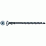 VIS DE RÉGLAGE - APPLICATIONS BOIS - TORX - 6 X 80 MM - PAR 100 SPAX