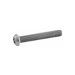 VIS À MÉTAUX TÊTE BOMBÉE SIX LOBES INVIOLABLE - AVEC TÉTON CENTRAL - INOX A2 3X12 MM - BOÎTE DE 100