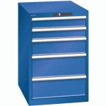 ARMOIRE BLEU SÉCU. 564X725X850 AVEC 5 TIR. 75KG _ 14.399.100 - LISTA