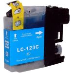 CARTOUCHE COMPATIBLE BROTHER LC121 LC123 XL CYAN