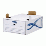 LOT DE 5 - CAISSE ARCHIVES TIROIRS BANKERS BOX BY FELLOWES H 13,5 X L 27,9 X P 36,2 CM