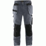 PANTALON DE TRAVAIL ARTISAN GRIS/NOIR TAILLE 48 - BLAKLADER