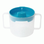 TASSES À ANSE ET BEC 20 CL - POLYP. - BLEU - PLASTOREX