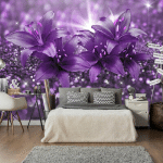 ARTGEIST - PAPIER PEINT CHEF D'OEUVRE DE VIOLET - 100 X 70 CM - VIOLET