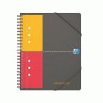 CAHIER SPIRALE OXFORD INTERNATIONAL MEETINGBOOK A5 - PETITS CARREAUX - 160 PAGES