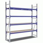 KIT RAYONNAGE DÉPART 2500X2200X600 MM 4 NIVEAUX 2200 KG - BITO
