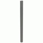 POTELET URBIN TÊTE BOMBÉE MÉTAL HTR 1 M Ø 76 MM - GRIS 9006 - BUTON DESIGN