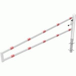 BARRIÈRE BÉTONNER SERRURE TRIANGULAIRE-3000 MM- BLANC/ROUGE - SCHAKE