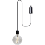 LAMPE SUSPENDUE VIGNANELLO NOIR H: 19.5CM Ø: 12.5CM ON / OFF IP44 2700K