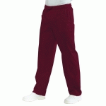 PANTALON CUISINIER BORDEAUX