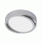 PRIOS UVAN PLAFONNIER LED INCLINABLE, ROND, CHROMÉ