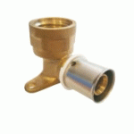 RACCORD PER À SERTIR - APPLIQUE - DIAM 12 MM - FILETAGE 15X21 BOUTTÉ
