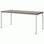 TABLE MALIBU 180X80 T6 SOUDÉ ST ANTIB CHÊNE 1146/NO BLC 9016 - MANUTAN EXPERT