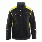 VESTE DE TRAVAIL ARTISAN HIVER NOIR/JAUNE FLUORESCENT TAILLE S - BLAKLADER