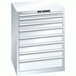 ARMOIRE BLANC PUR 717X725X850 AVEC 8 TIR. 75KG _ 14.408.110 - LISTA