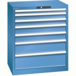 ARMOIRE BLEU CAP. 717X572X850 AVEC 7 TIR. 75KG _ 78.568.040 - LISTA