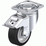 BLICKLE - ROULETTE PIVOTANTE À FREIN Ø 100MM BANDAGE CAOUTCHOUC NR 200KG - LH-ALEV 100K-1-FI