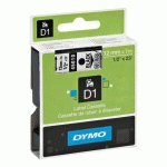 RUBAN POLYESTER DYMO D1 S0720500 12 MM TRANSPARENT ÉCRITURE NOIRE
