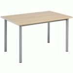 TABLE CONFÉRENCE PLTCOL:CHÊNE 120 X 745 CHÊNE ALU - PERFECTA