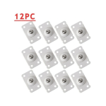 12PCS HOT WHEELS FOR FURNITURE STAINLESS STEEL ROLLER SELF ADHESIVE FURNITURE CASTER HOME STRONG LOAD-BEARING UNIVERSAL WHEEL