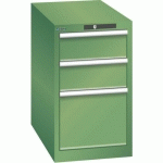 ARMOIRE VERT 411X725X700 AVEC 3 TIR. 75KG _ 78.447.030 - LISTA