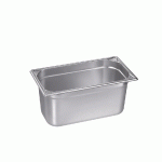 BAC GN BLANCO EN ACIER INOXYDABLE GN 1/3 - 150 MM, CAPACITÉ : 5,5 LITRES