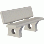BANC MANHATTAN LONGUEUR 175 CM - GRIS SABLÉ