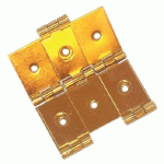 CHARNIÈRE DE PARAVENT EN LAITON POLI HAUTEUR  93MM DIMENSION 60X25MM - MONIN – 428430
