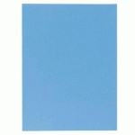 CHEMISE COIN PAPIER DOUBLE POCHES EXACOMPTA A4 DOSSIER 210 G BLEU ROI - PAQUET DE 25